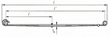 Рессора передняя (2 листа) для а/м ГАЗ-3302    3302-2902012-02/1