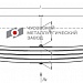 Передняя рессора для автомобилей производства ПАО "Камаз" 6580 4-х листовая