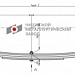 Рессора передняя для ГАЗ 2705, 3221, 3302 4 листа